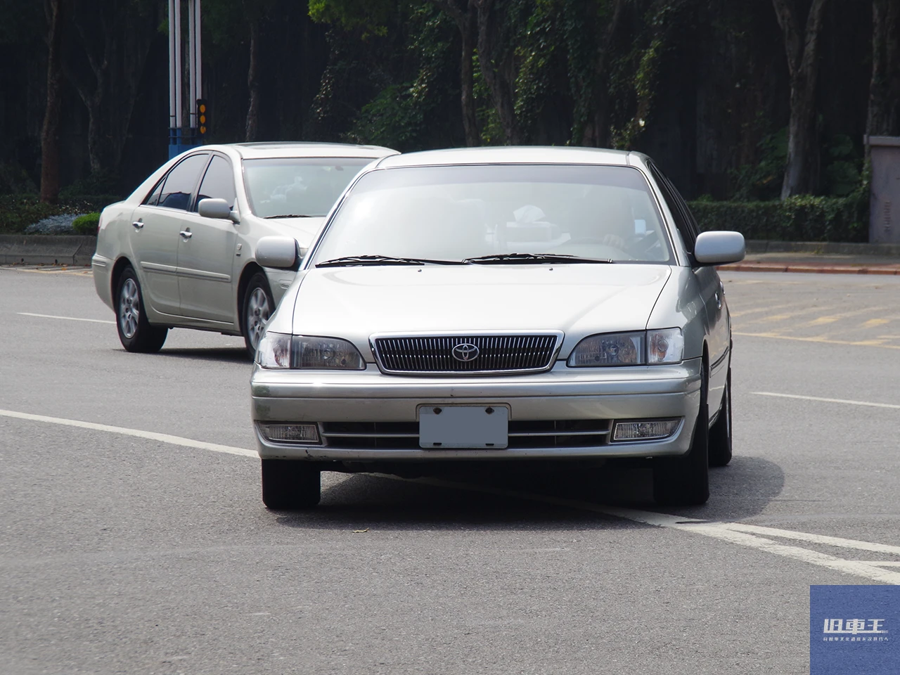 台湾で走行中のトヨタ車