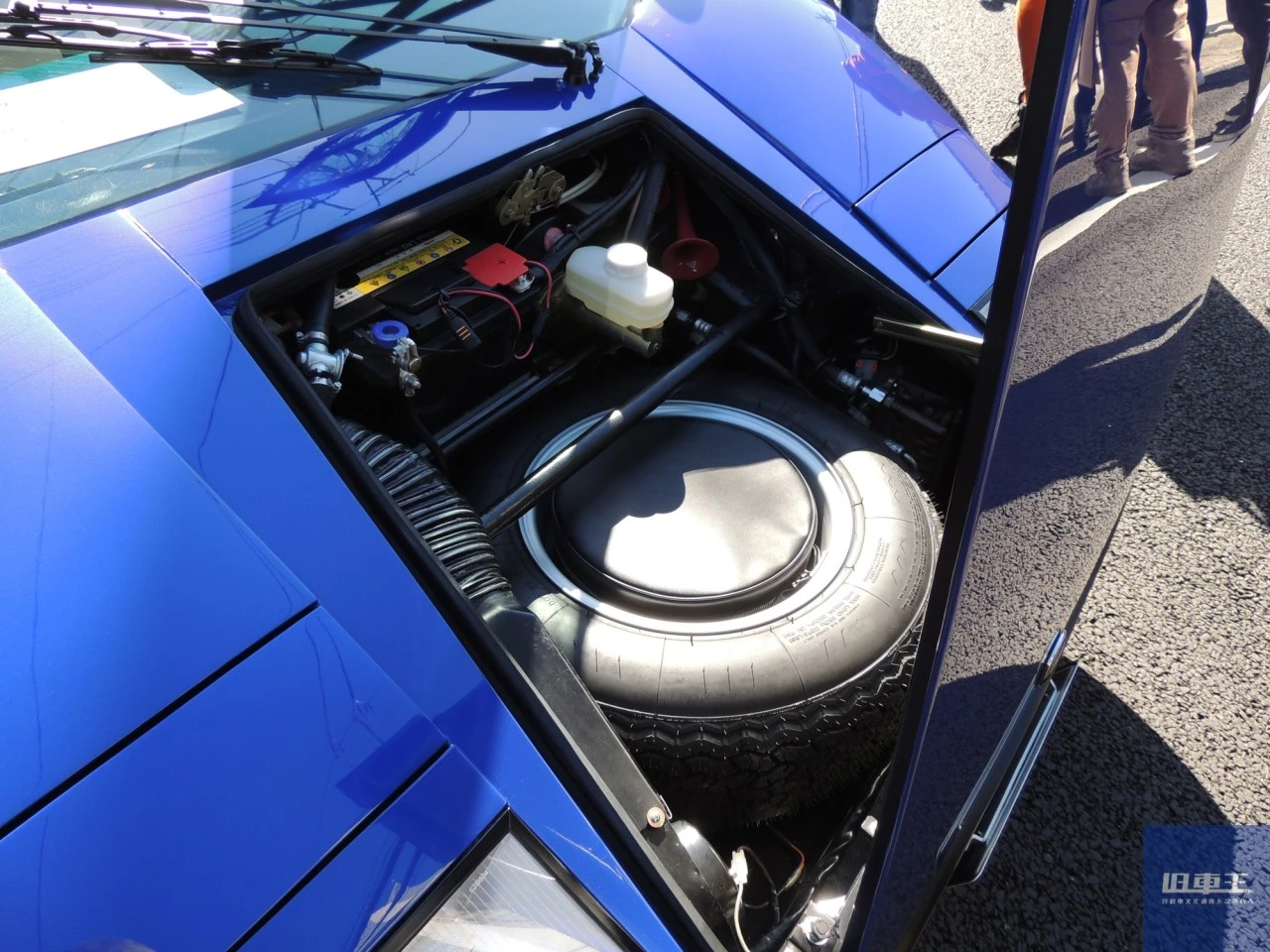 カウンタックのスペアタイヤ