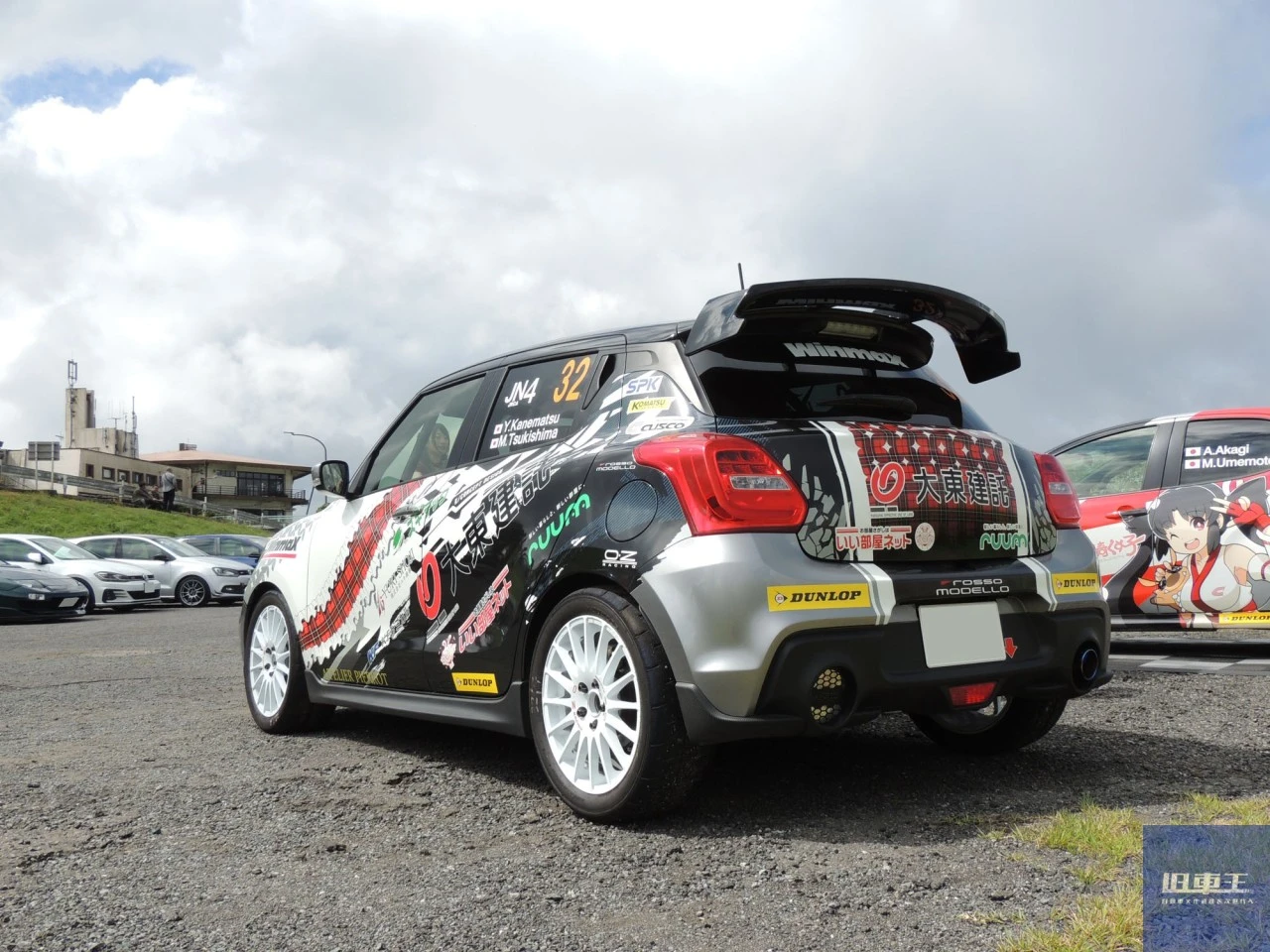 OZホイールを履いたスズキ・スイフトスポーツ