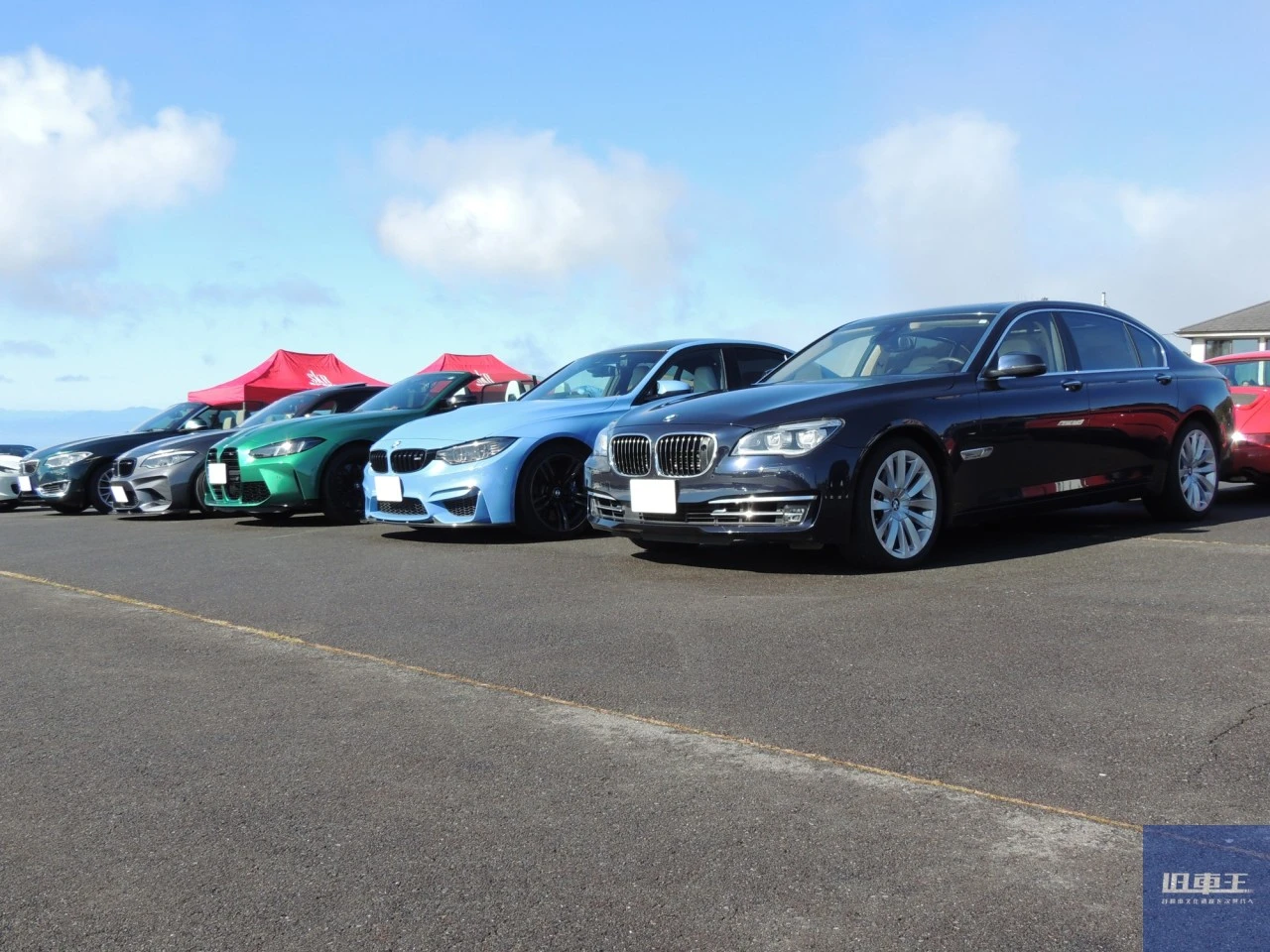 イベントで集まったBMW