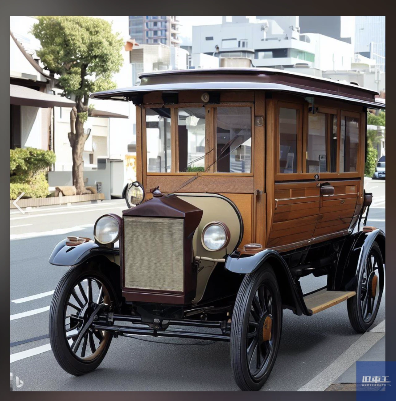 AIの作成した大正時代の車のイメージ