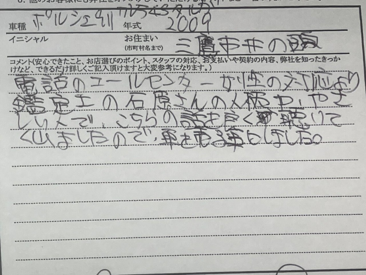 東京都 A様の愛車