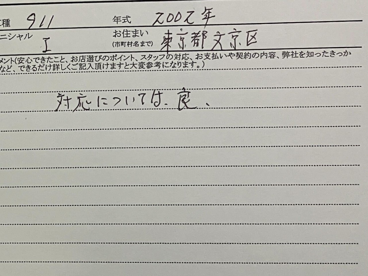 東京都 I様の愛車