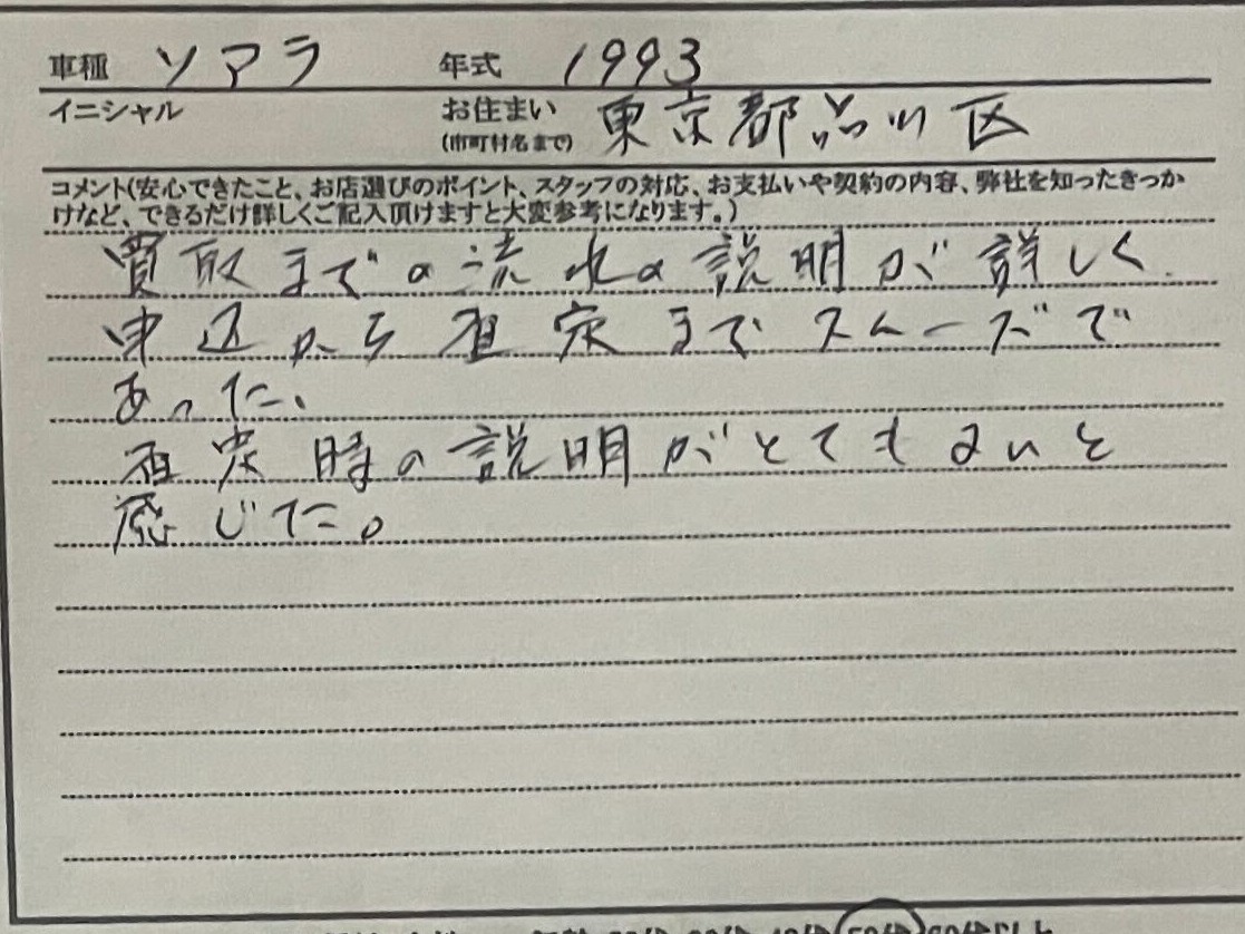 東京都 I様の愛車