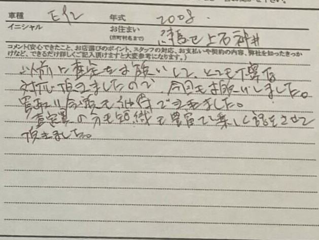 東京都 O様の愛車