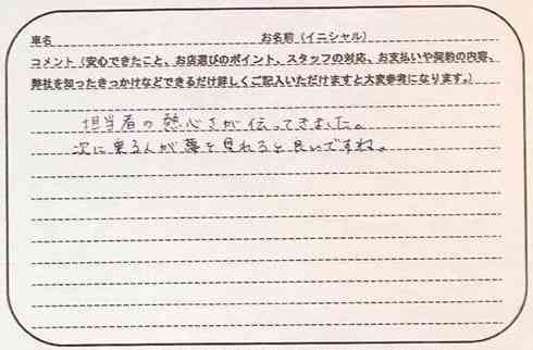 栃木県 Y様の愛車