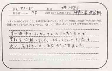 神奈川県 Y.F様の愛車