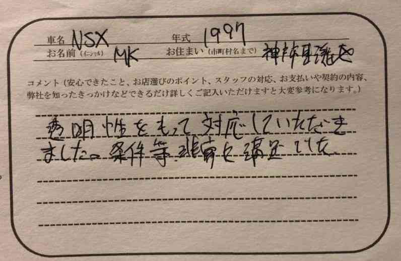 兵庫県 M.K様の愛車