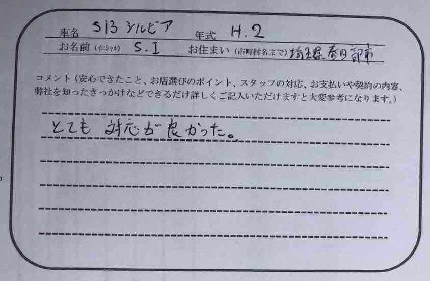 埼玉県 S.I様の愛車