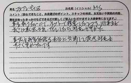 神奈川県 M.S様の愛車