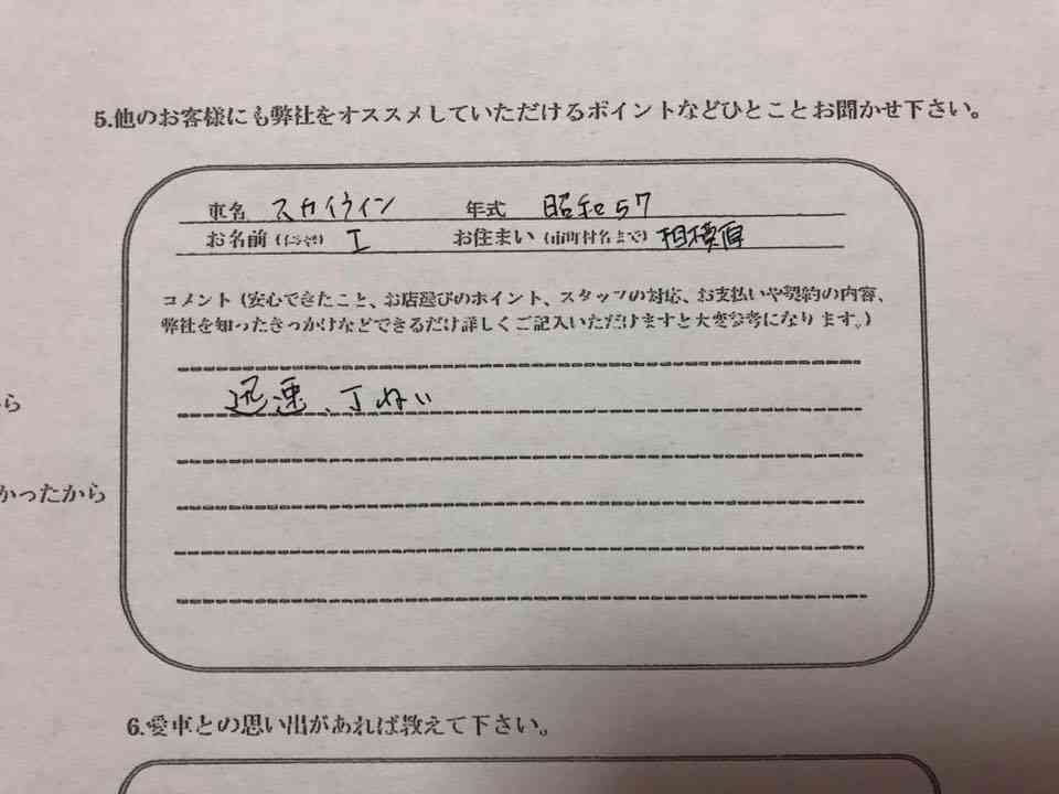 神奈川県 I様の愛車