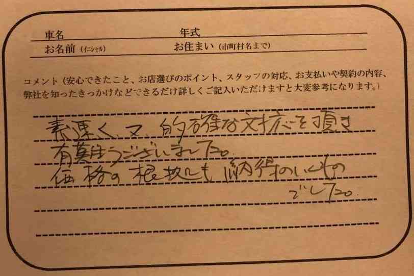 大阪府 S.T様の愛車