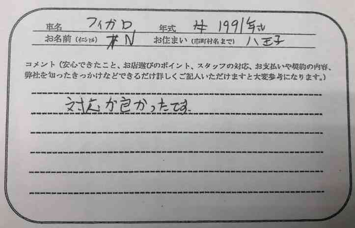 東京都 T.N様の愛車