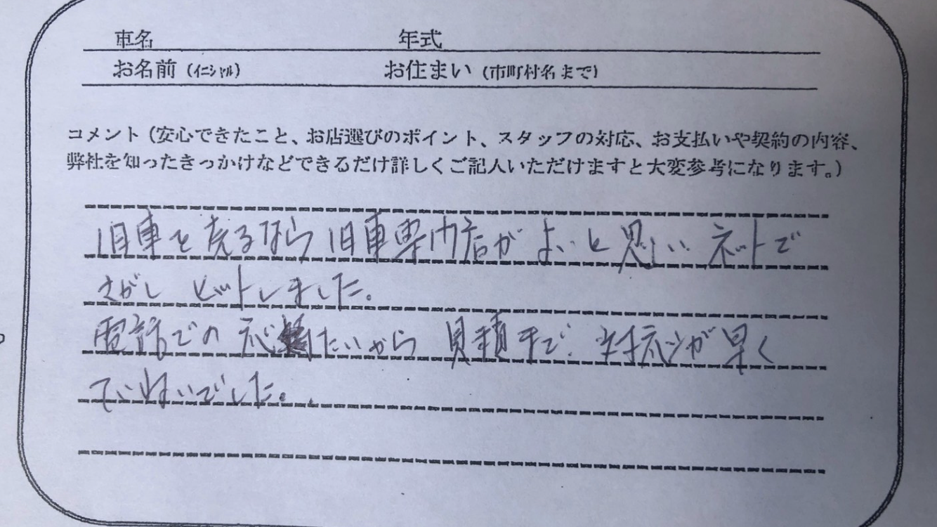 千葉県 Y.O様の愛車