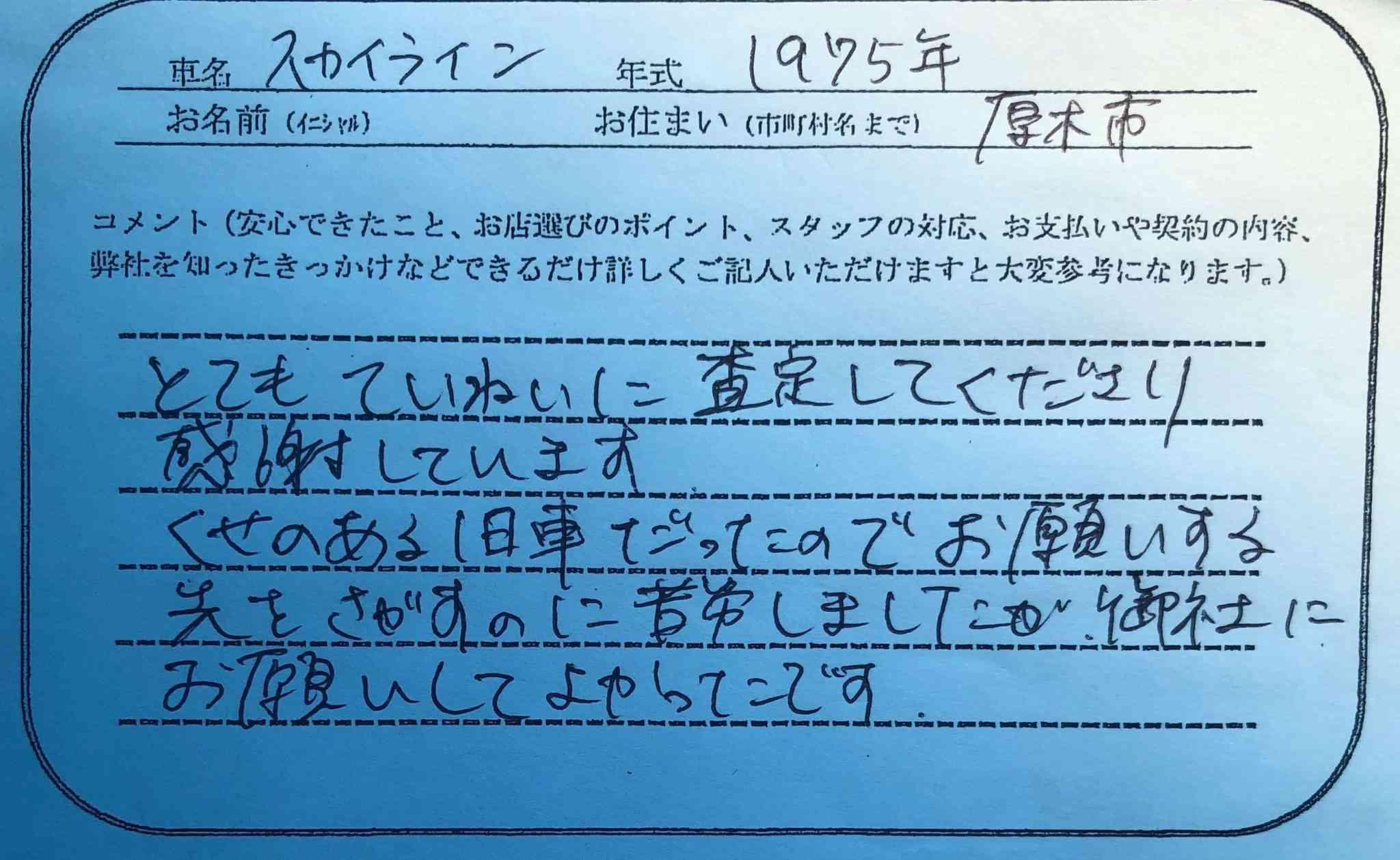 神奈川県 R.F様の愛車