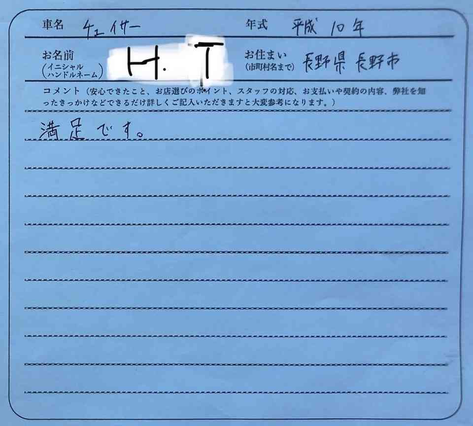 長野県 H.T様の愛車