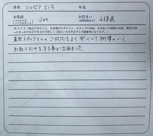 岐阜県 Jun様の愛車