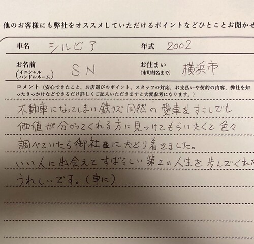 神奈川県 SN様の愛車