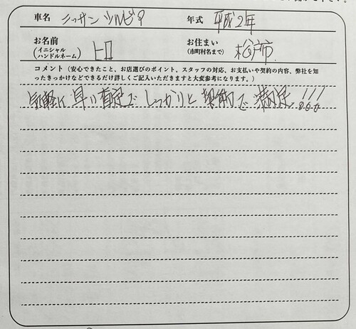 千葉県 ヒロ様の愛車