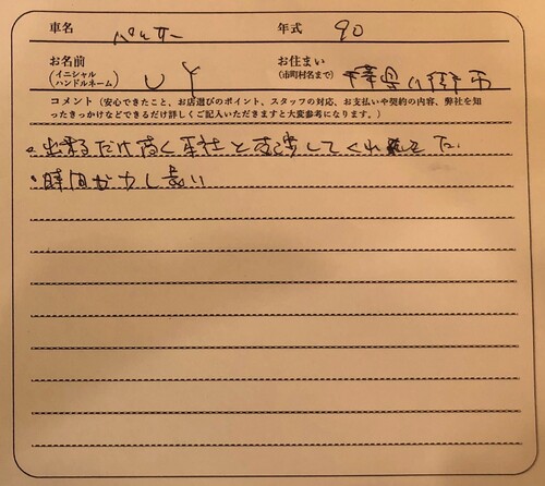 千葉県 Y.U様の愛車