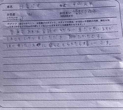 千葉県 N.S様の愛車