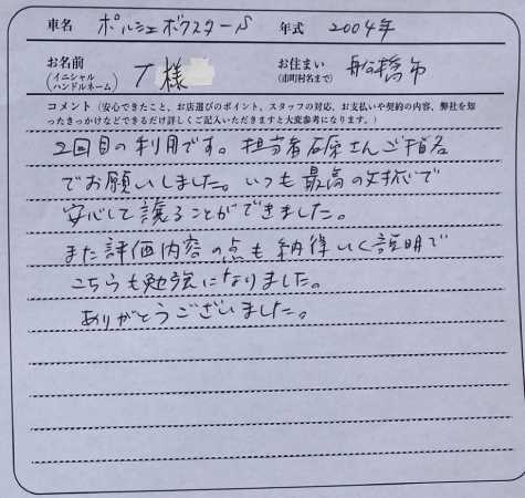 千葉県 T様の愛車