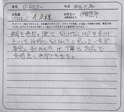 神奈川県 A.S様の愛車