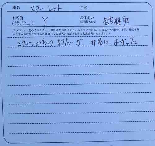 群馬県 Y様の愛車