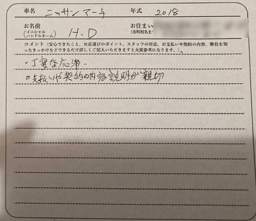 福岡県 H.D様の愛車