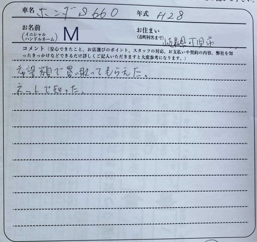 岐阜県 M様の愛車