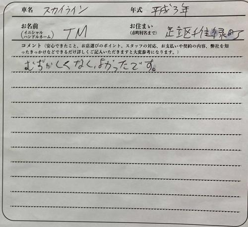 東京都 T.M様の愛車
