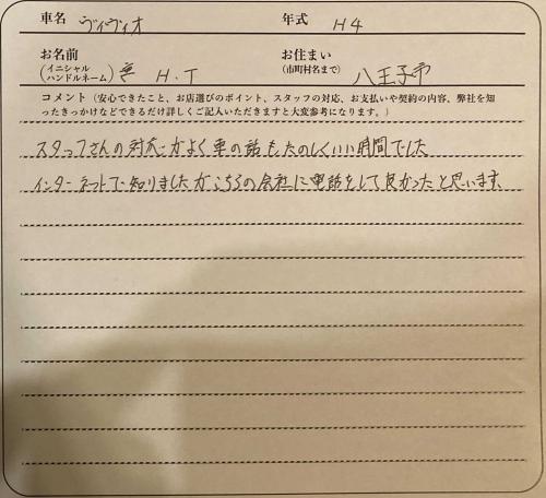 東京都 H.T様の愛車
