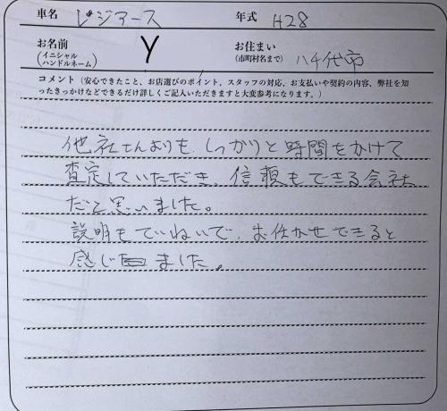 千葉県 Y様の愛車