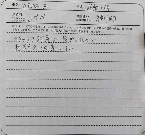 埼玉県 N.H様の愛車