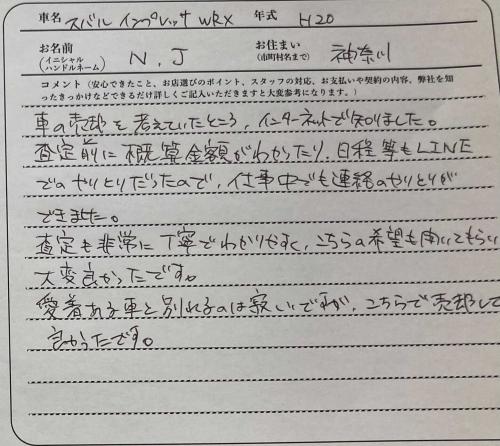 神奈川県 N.J様の愛車