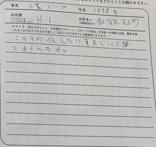 神奈川県 H.I様の愛車