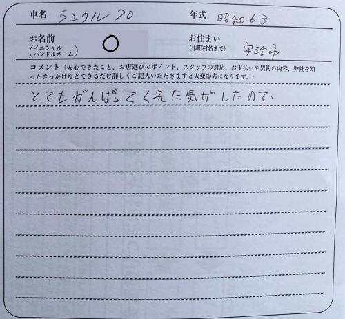 京都府 O様の愛車