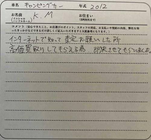 埼玉県 K.M様の愛車